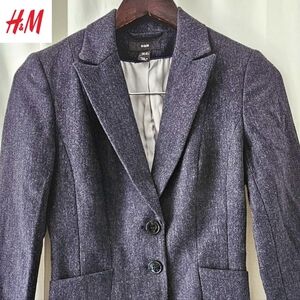 H&M Blazer - Dark Blue Grey